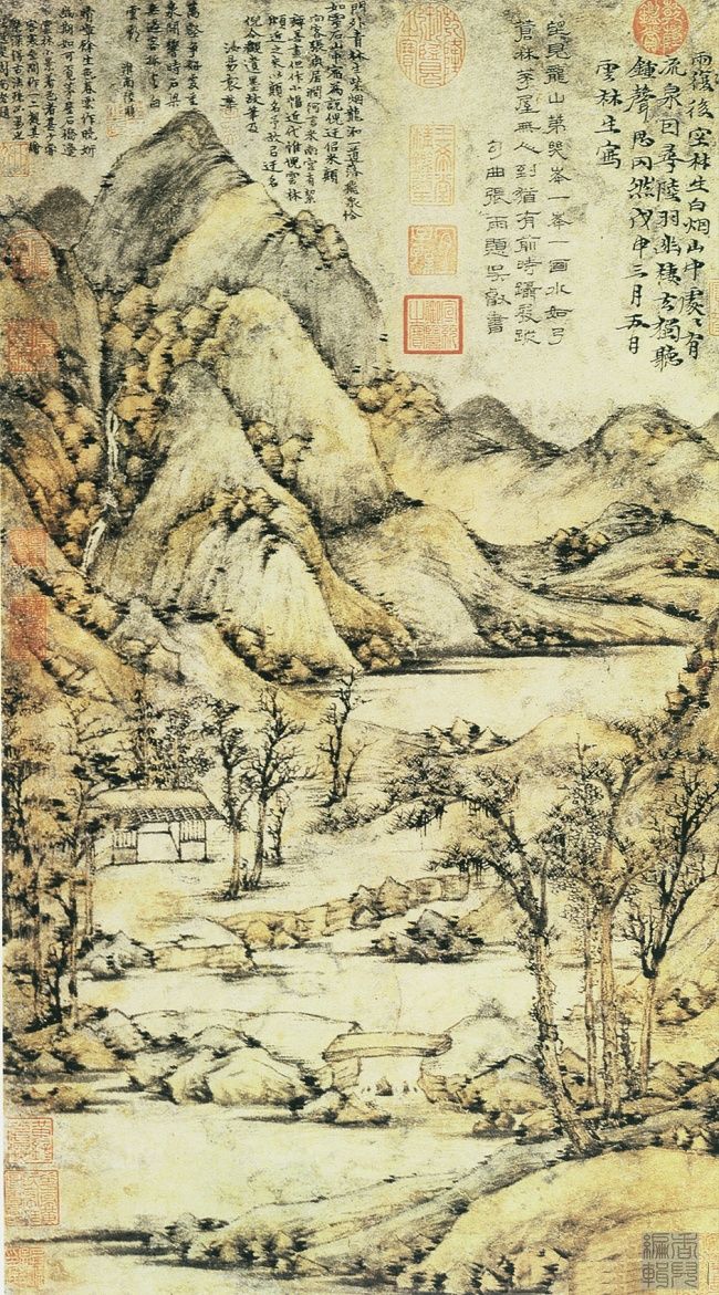 元代山水画（元代山水画赏析）-第10张图片