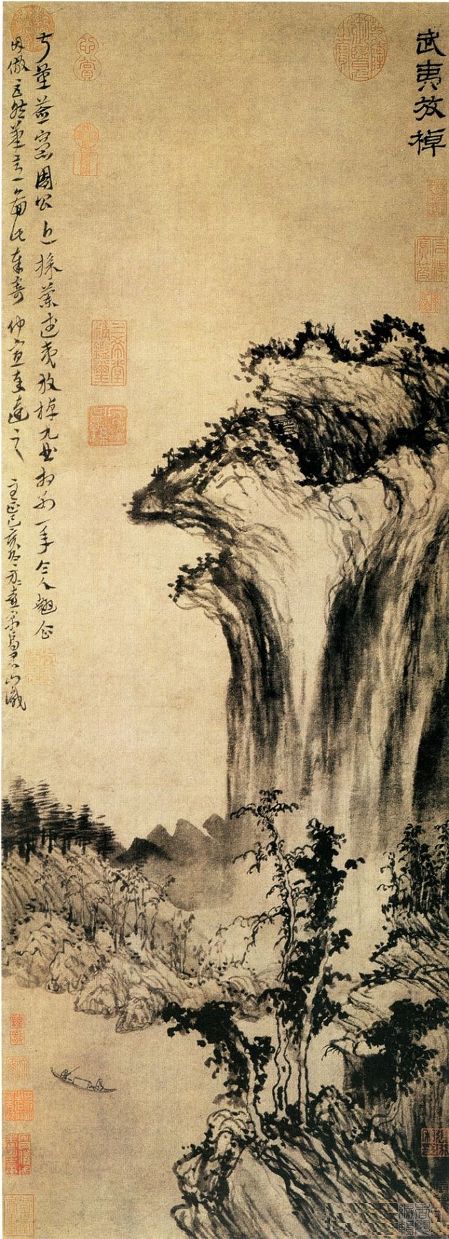 元代山水画（元代山水画赏析）-第20张图片