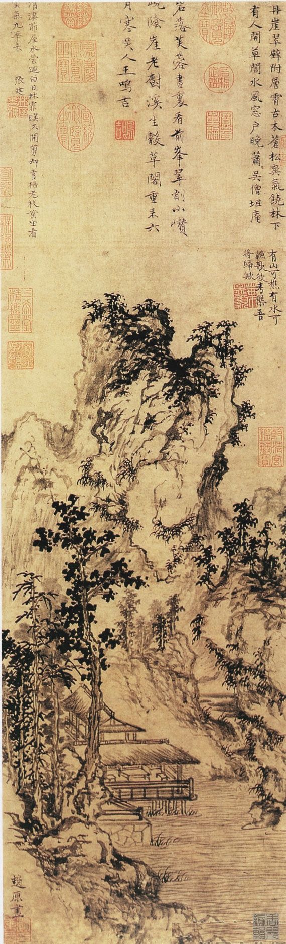 元代山水画（元代山水画赏析）-第30张图片