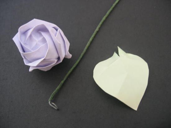 越狱纸玫瑰折法（纸玫瑰花的折法）-第57张图片