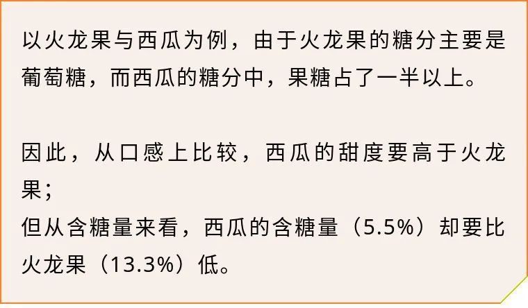 水果糖分（甜=含糖多？不甜=含糖少？）-第4张图片