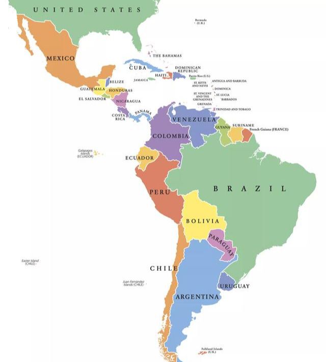 拉丁美洲在哪（来看看拉丁美洲到底包括哪些地方）-第2张图片