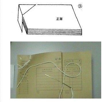 凭证装订方法（会计凭证装订方法图解）-第3张图片