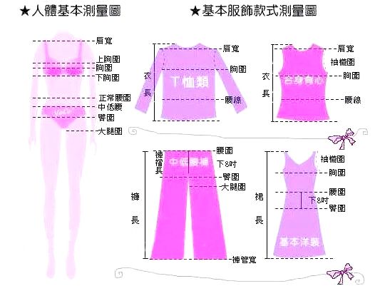 裤子尺码换算（尺码对照表）-第1张图片