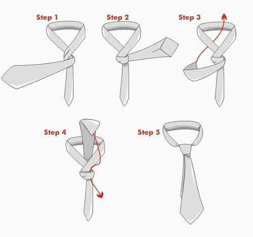 领带怎么打（七种常见的领带的打法图解）-第2张图片