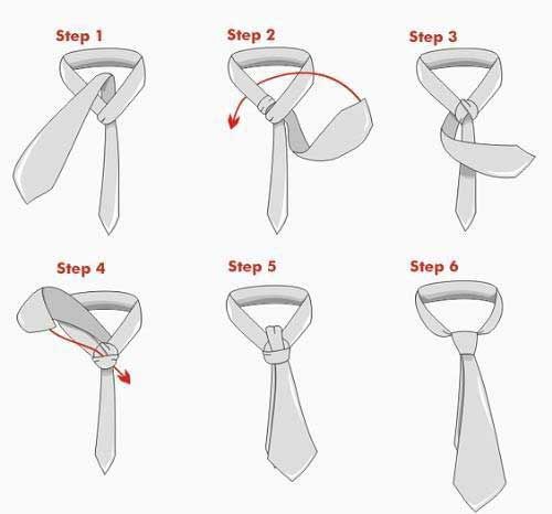 领带怎么打（七种常见的领带的打法图解）-第3张图片