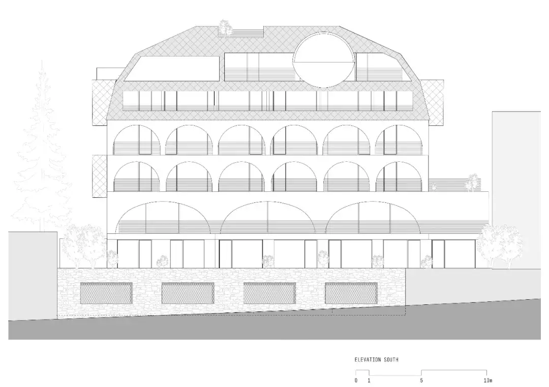 旅馆建筑设计（高端旅馆设计：意大利拱门旅馆）-第30张图片