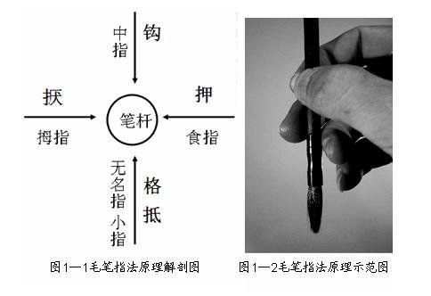 毛笔书法教程（毛笔楷书入门教程）-第8张图片