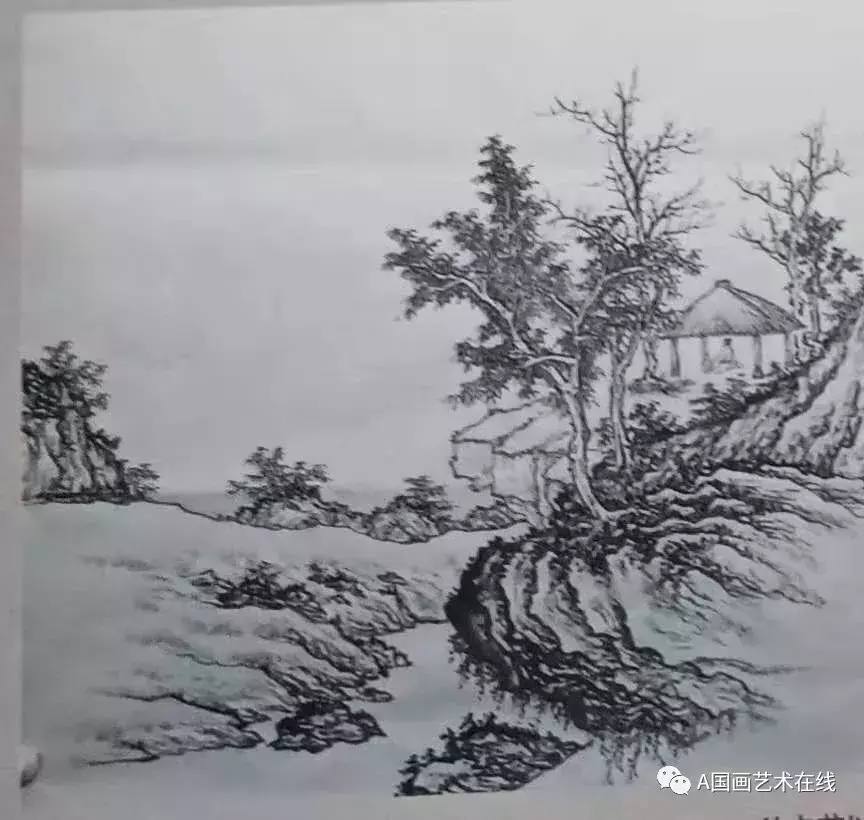 国画山水技法（山水的几种画法）-第2张图片