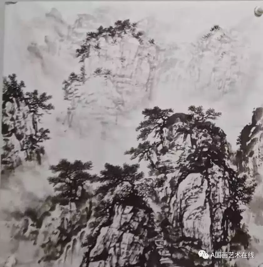 国画山水技法（山水的几种画法）-第10张图片