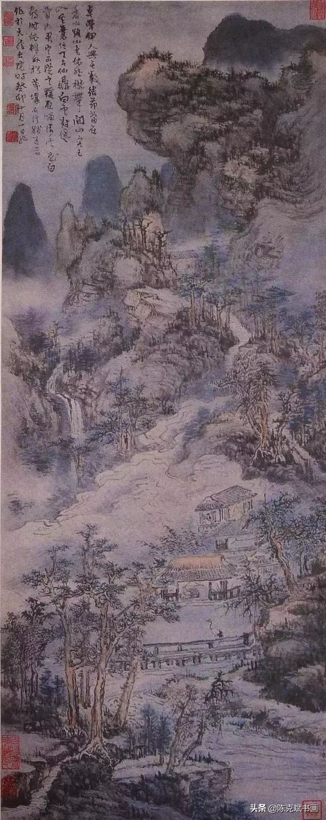 清初四画僧（清代四大画僧书画艺术简析）-第23张图片
