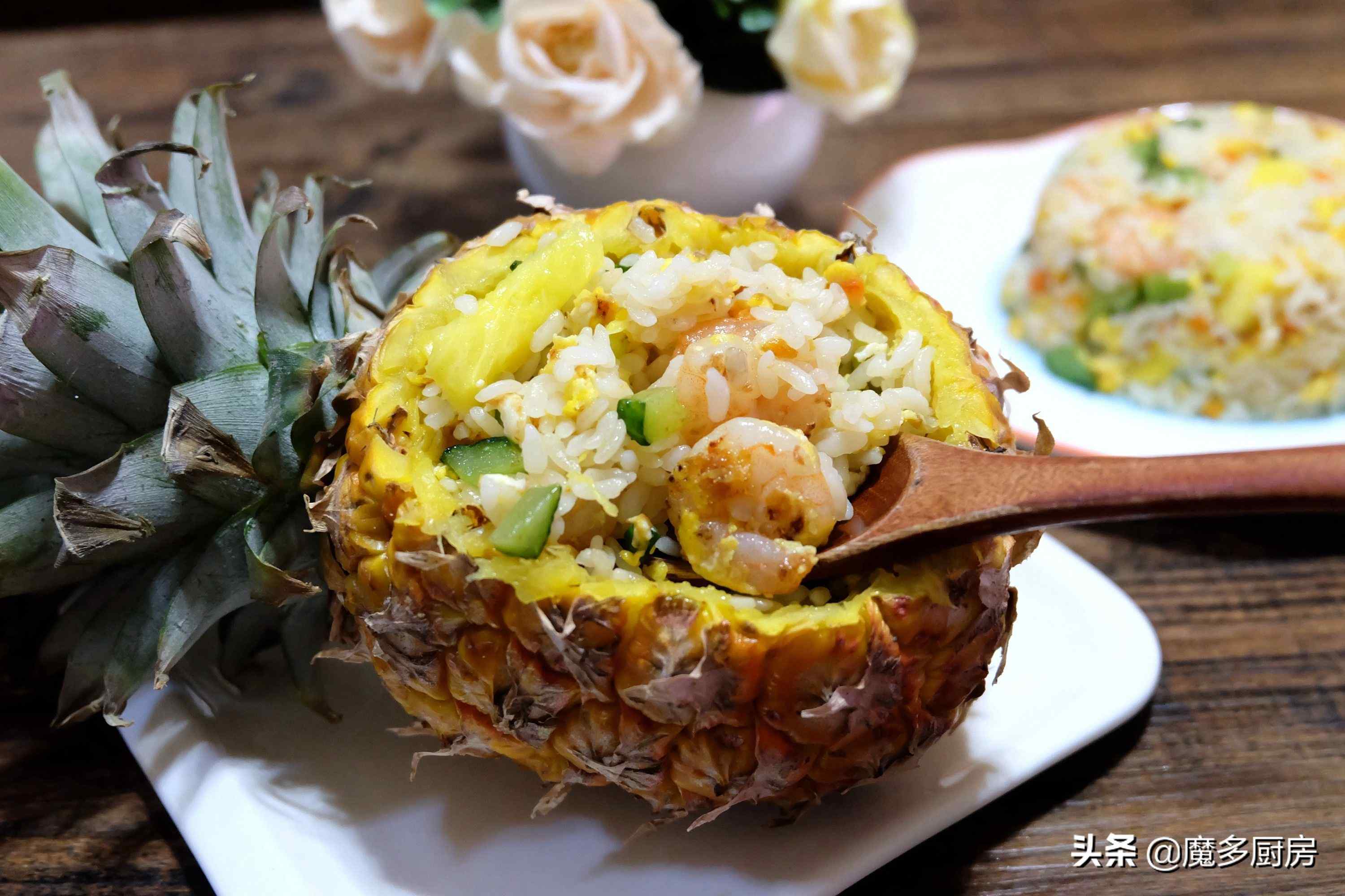 菠萝饭的做法 最正宗的做法（自己做的菠萝饭好吃又实惠）-第14张图片