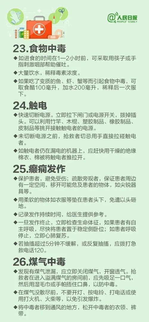 急救知识!(急救常识的意义!)-第8张图片 急救知识!(急救常识的意义!)-第8张图片