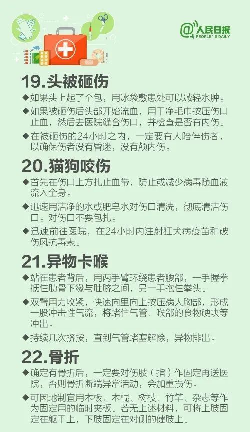 急救知识!(急救常识的意义!)-第7张图片 急救知识!(急救常识的意义!)-第7张图片