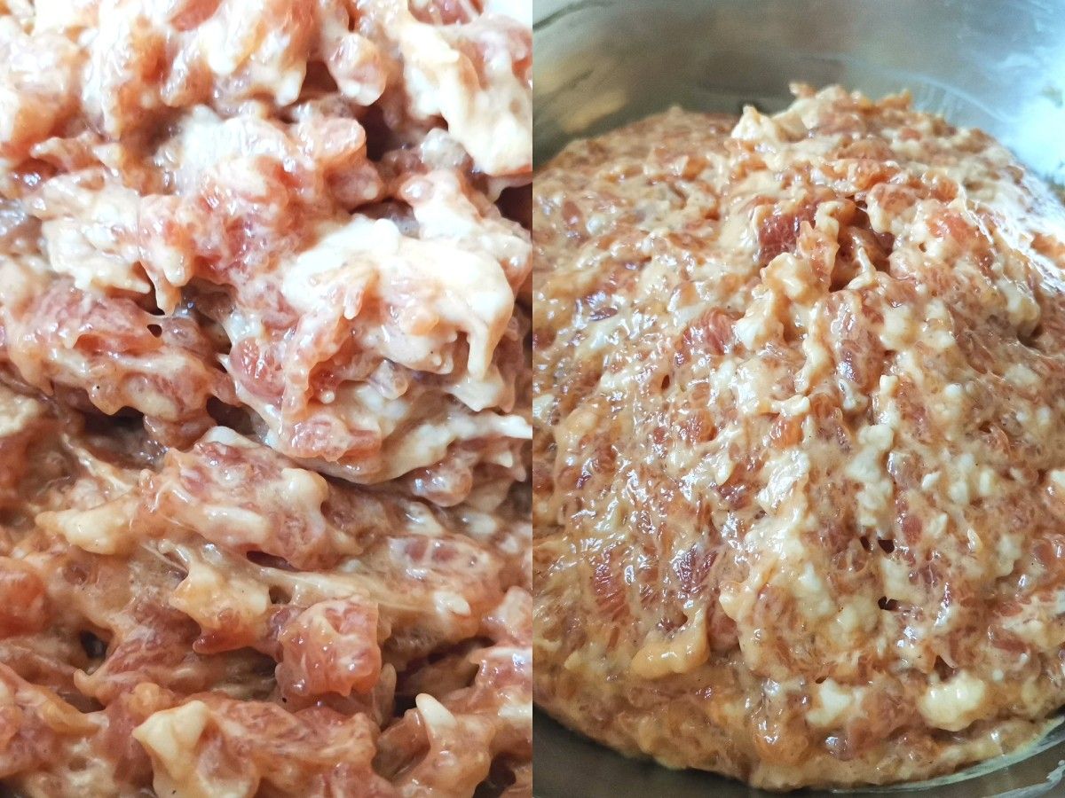 猪肉白菜饺子馅的做法（专业的猪肉白菜馅调法）-第6张图片