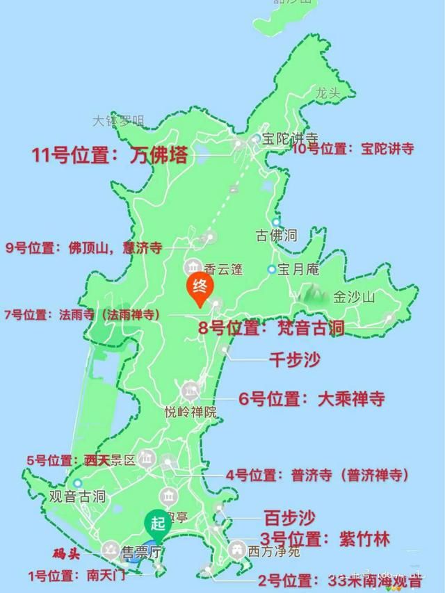 普陀山怎么走（第一次去普陀山的注意事项？）-第12张图片