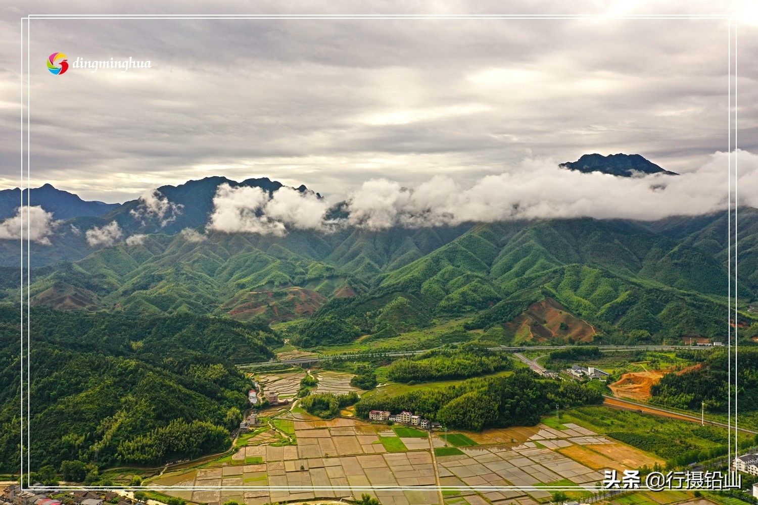 江西武夷山（航拍铅山武夷山：山清水秀集镇美）-第3张图片