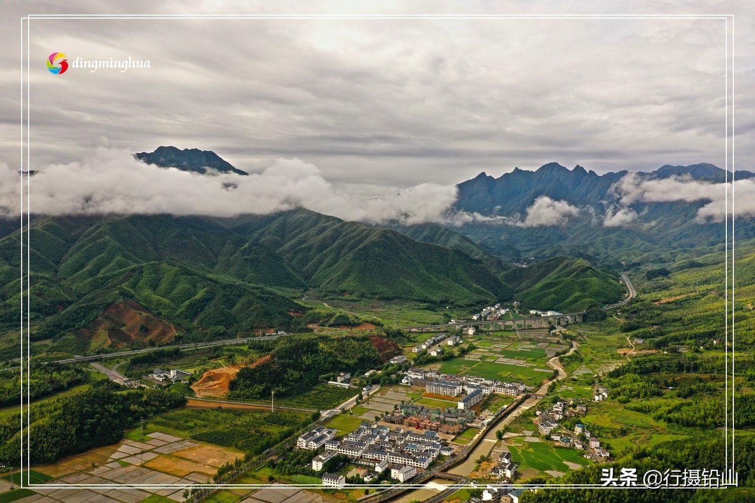 江西武夷山（航拍铅山武夷山：山清水秀集镇美）-第4张图片