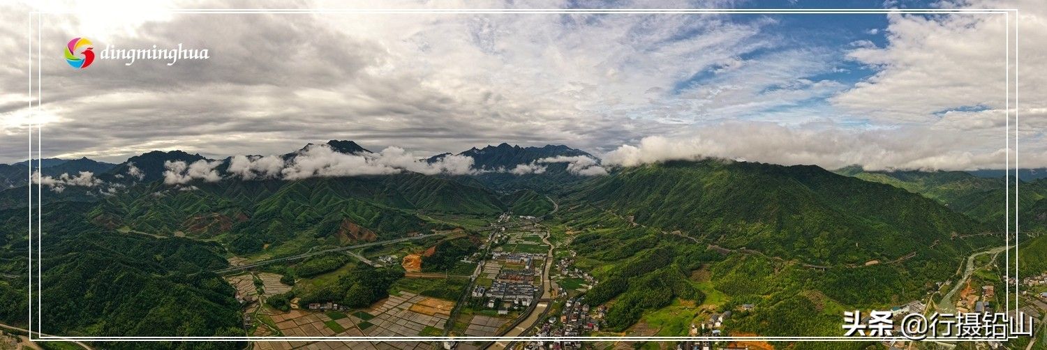 江西武夷山（航拍铅山武夷山：山清水秀集镇美）-第1张图片