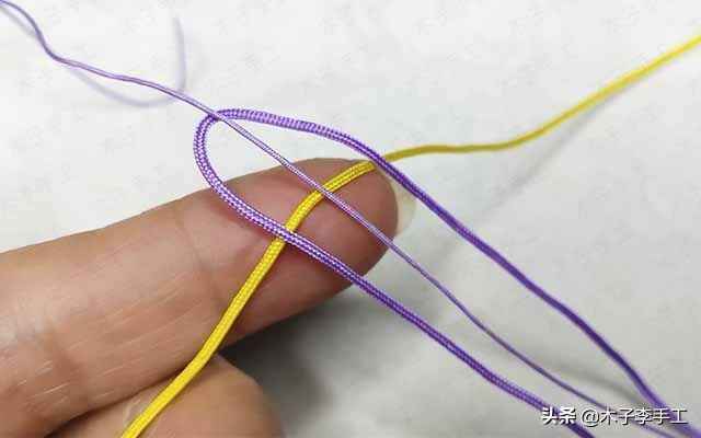 手链编织方法（夏日清新小雏菊手链编织教程）-第3张图片