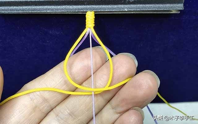 手链编织方法（夏日清新小雏菊手链编织教程）-第5张图片