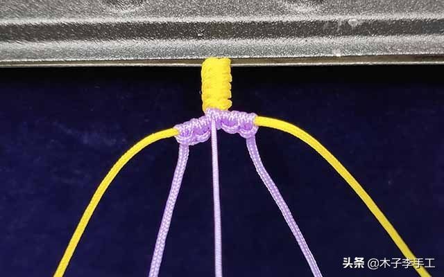 手链编织方法（夏日清新小雏菊手链编织教程）-第11张图片