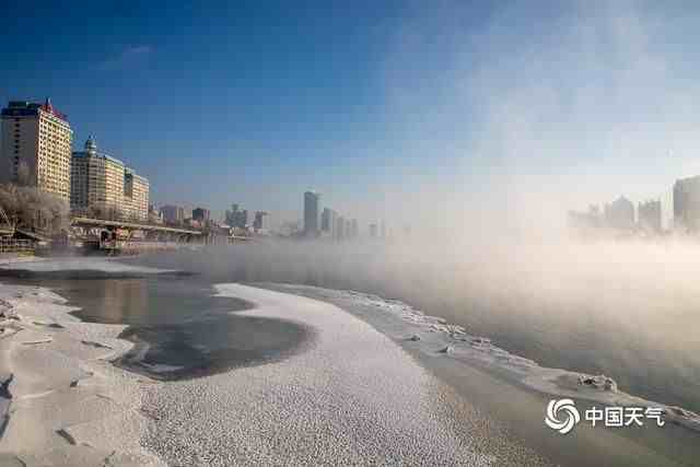 吉林松花江畔迎来新年首场雾凇（雾凇最佳观赏时间和路线）-第1张图片