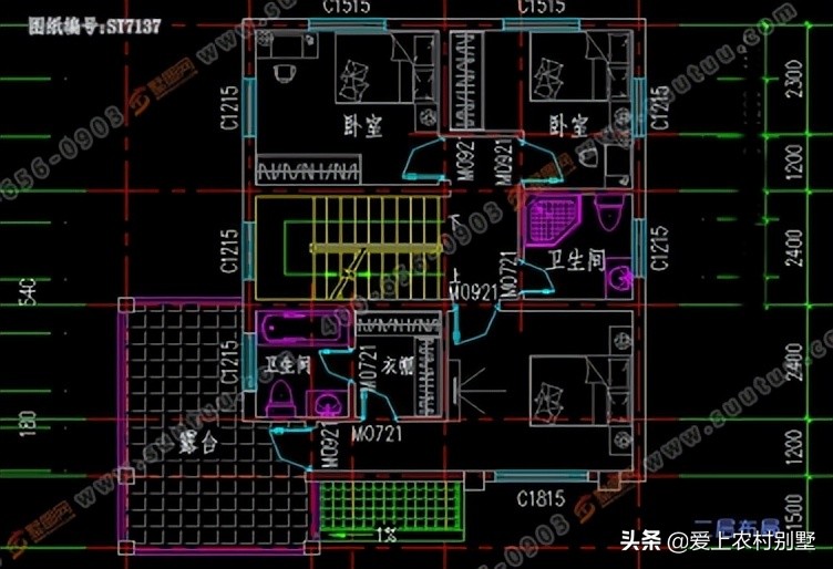 十五万能盖两层楼吗（15万农村自建别墅二层效果图）-第4张图片