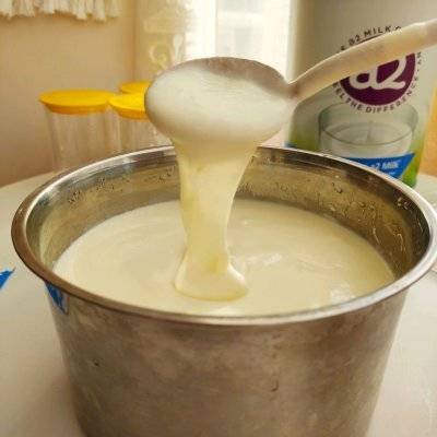自制酸牛奶（自制超厚奶皮酸奶）-第11张图片