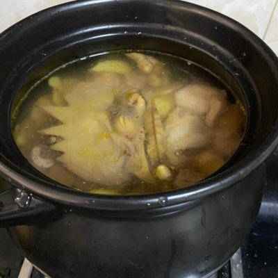 榴莲炖鸡的做法（榴莲肉煲土鸡汤）-第4张图片