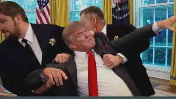 特朗普被抬出白宫-特朗普被抬出白宫是真的吗-第1张图片
