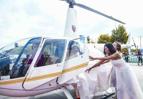 男子花1197元带新娘乘坐直升机-潍坊直升机结婚的是谁-第3张图片