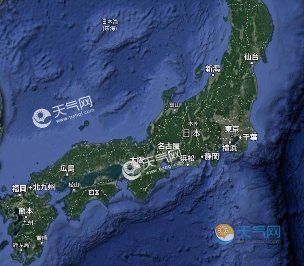 日本地理位置及地形特点（日本在地图上的哪个位置范围）-第1张图片