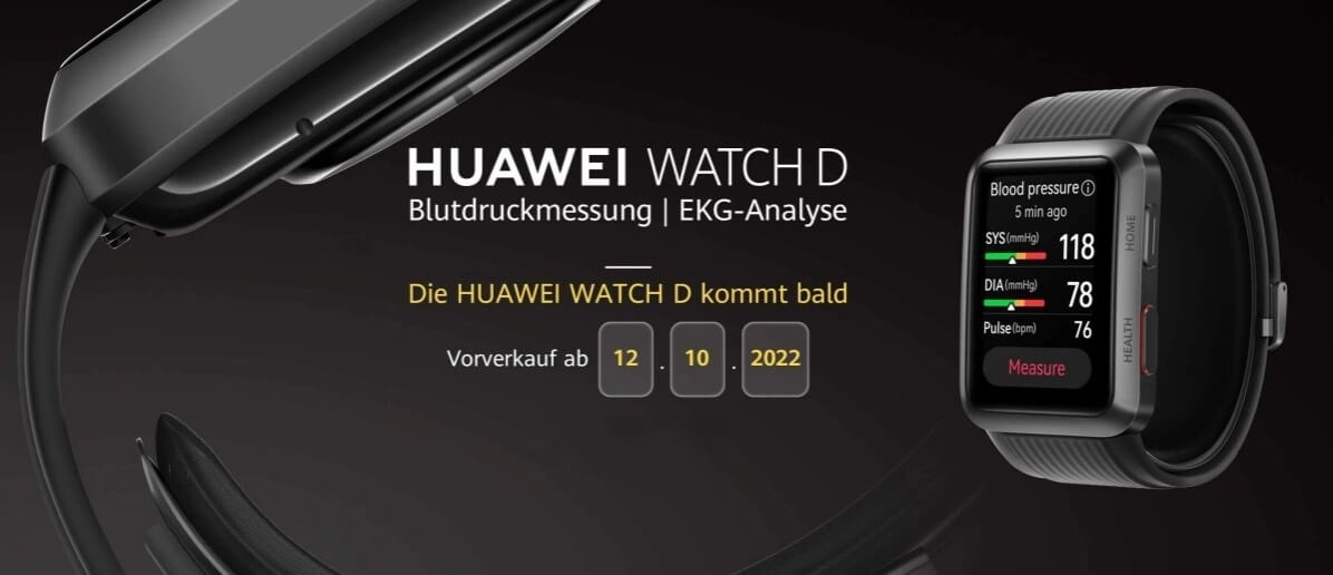 华为Watch D智能手表将于10月12日在欧洲销售-第3张图片