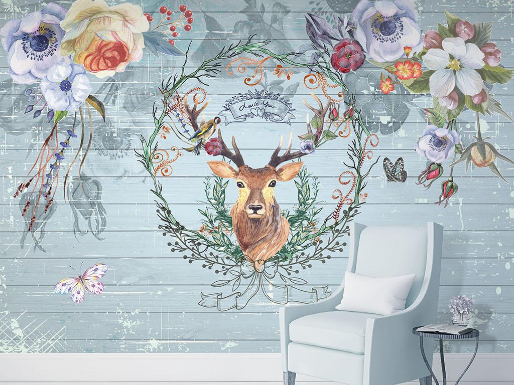 鹿的寓意和象征(客厅挂鹿的寓意和象征)-第18张图片