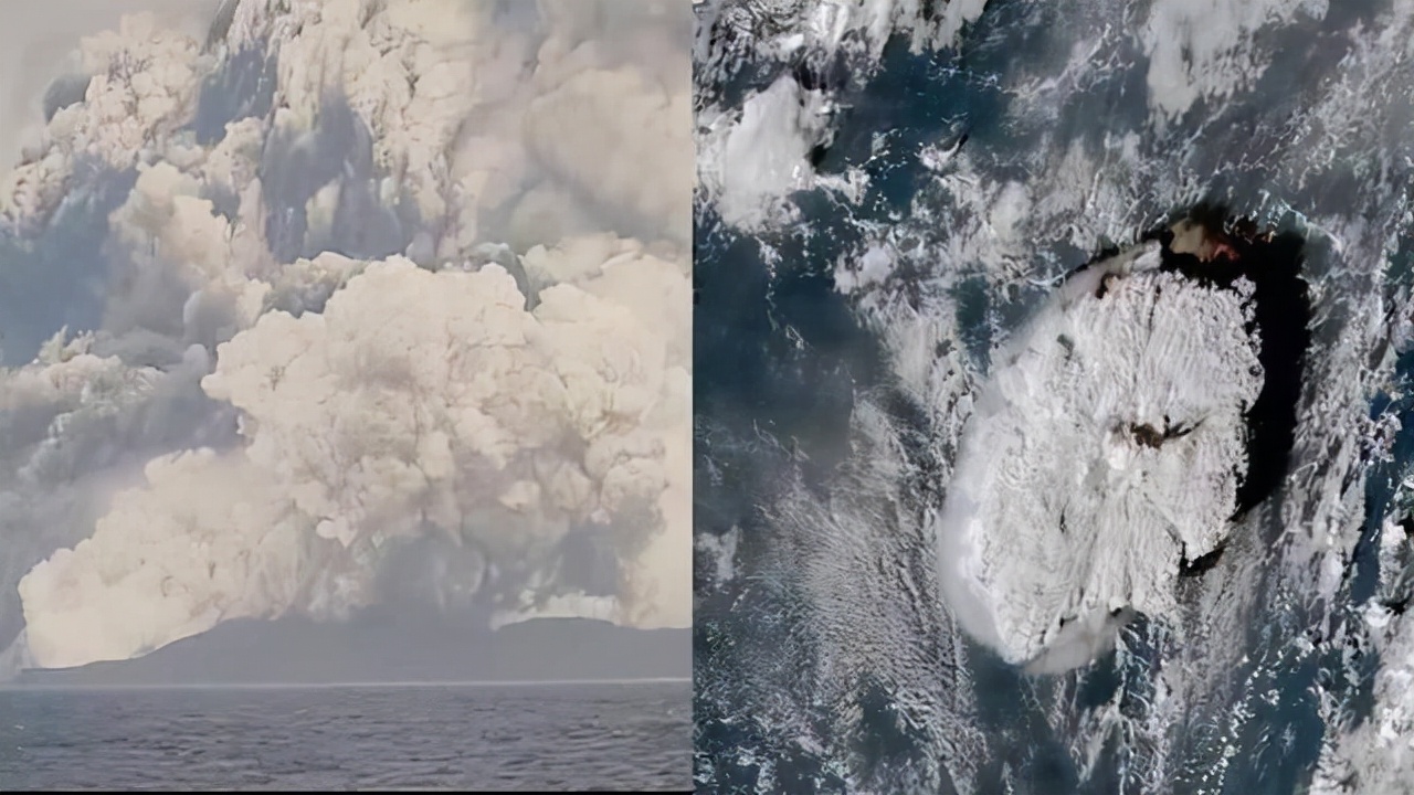 汤加火山的威力相当于1000颗核弹，23万日本人避难，或者是夏天-第1张图片