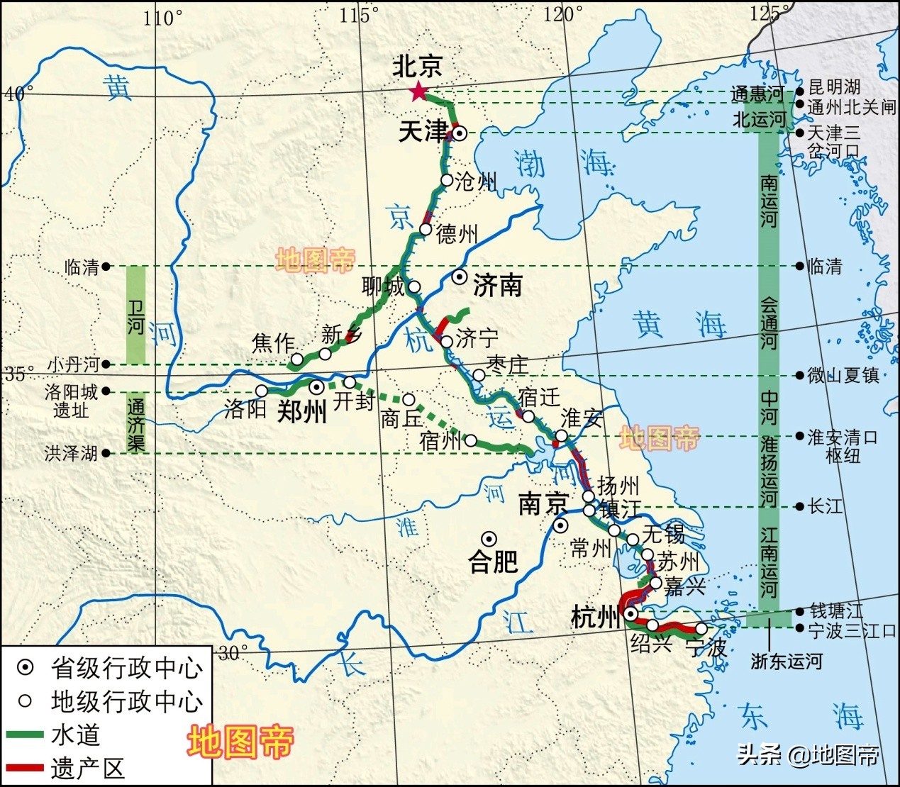 我国古代京杭大运河起点和终点（现在京杭大运河还能用吗）-第4张图片