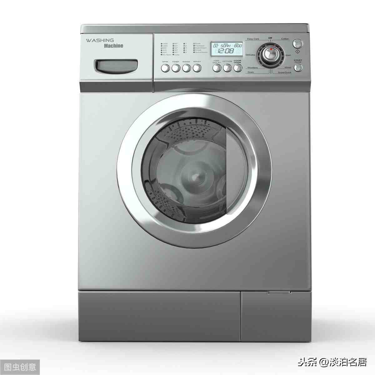 滚筒洗衣机怎么清洗污垢（按照这4个步骤，自己就能洗）-第1张图片