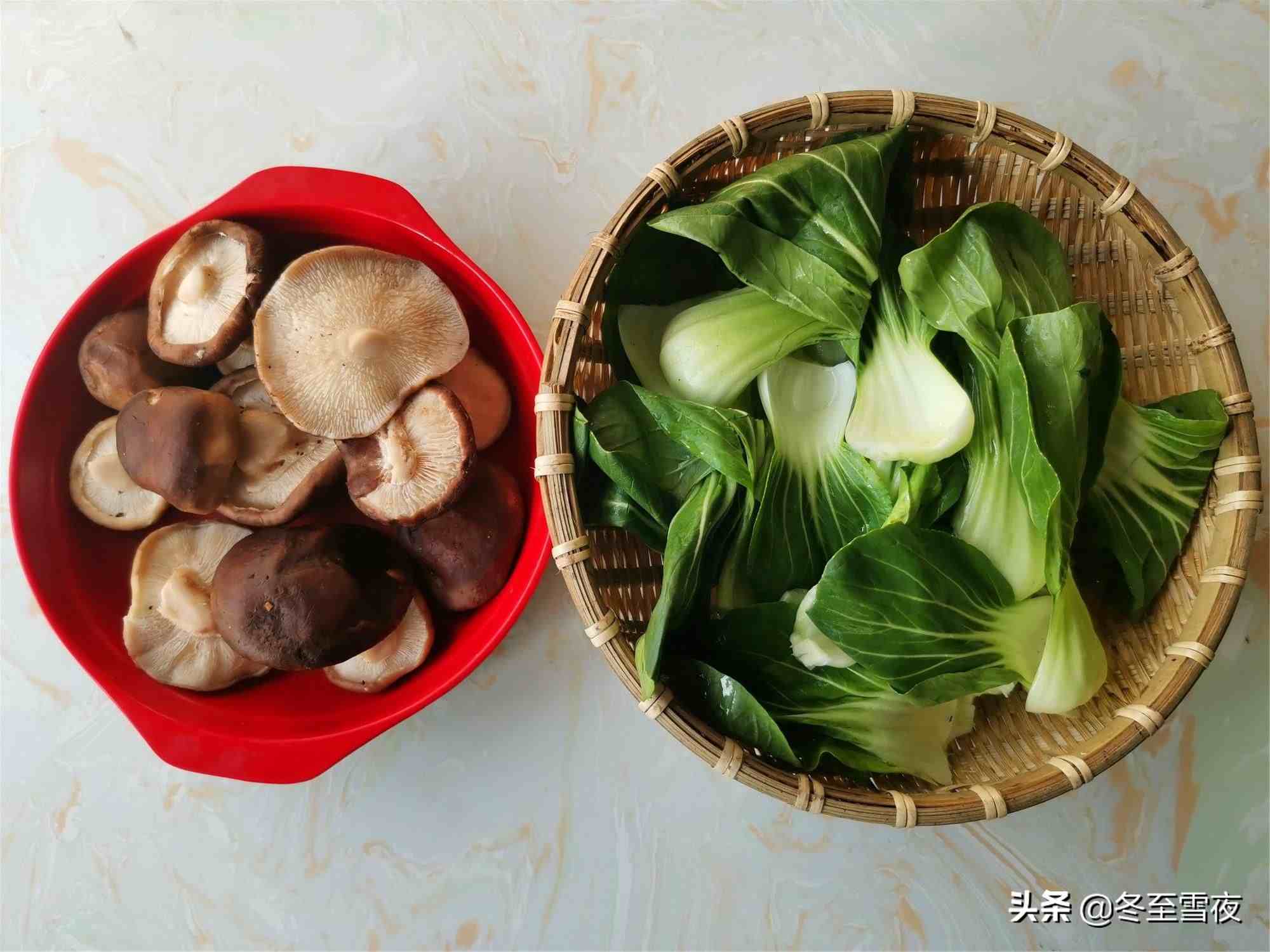 香菇油菜怎么做（油菜和香菇天生是一对）-第3张图片