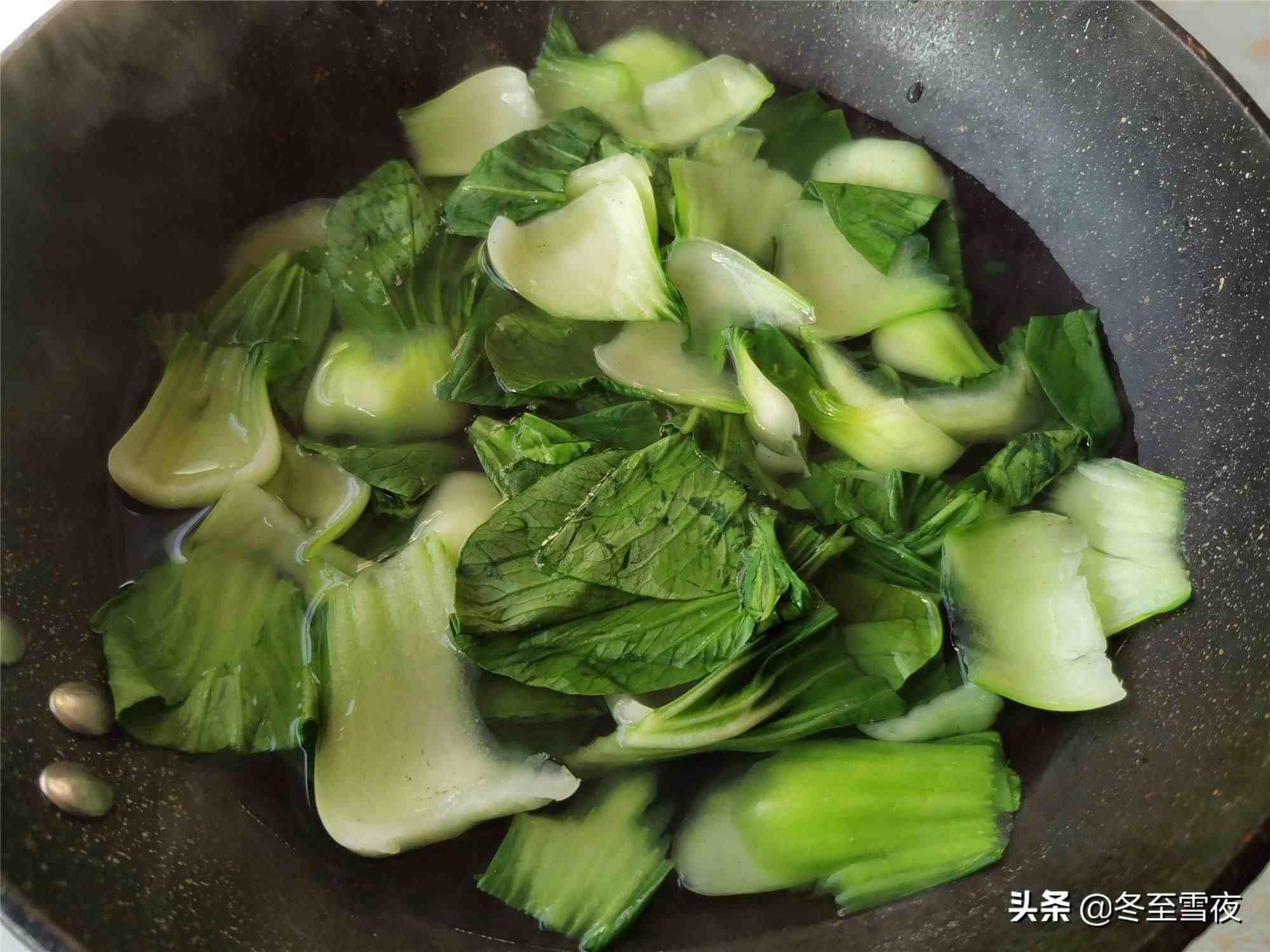香菇油菜怎么做（油菜和香菇天生是一对）-第6张图片