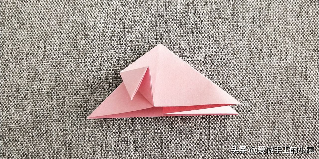 简单玫瑰花的折法（最简单的玫瑰花折纸教程）-第8张图片
