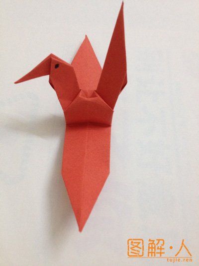 千纸鹤的折法图解（千纸鹤折纸图解教程）-第12张图片