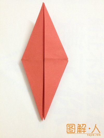 千纸鹤的折法图解（千纸鹤折纸图解教程）-第7张图片