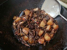 干豆角炖肉简单又好吃的做法（干豆角红烧肉的做法）-第14张图片