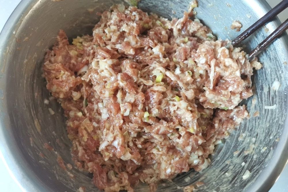 猪肉白菜饺子馅的做法（专业的猪肉白菜馅调法）-第10张图片