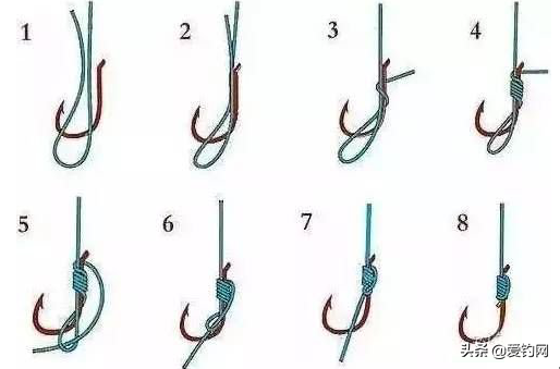 鱼钩的拴法（六种常见鱼钩详细绑法！）-第3张图片
