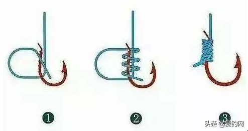 绑鱼钩的方法图解（六种常见鱼钩详细绑法！）-第2张图片