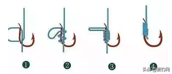 绑鱼钩的方法图解（六种常见鱼钩详细绑法！）-第5张图片