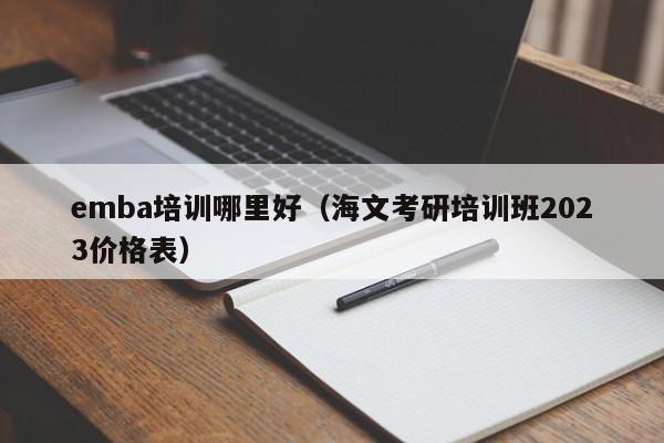 emba培训哪里好（海文考研培训班2023价格表）-第1张图片