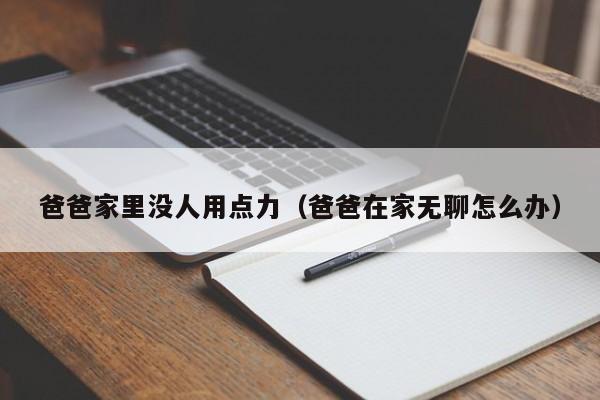 爸爸家里没人用点力（爸爸在家无聊怎么办）-第1张图片